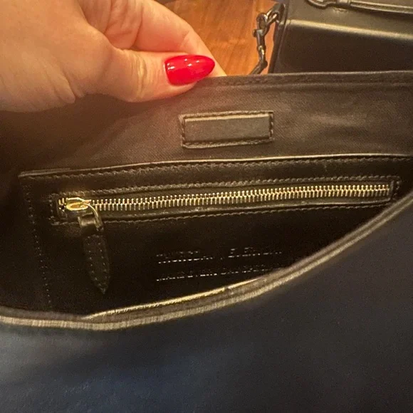 Thursday Black Leather Tote Bag - Picture 3 of 4